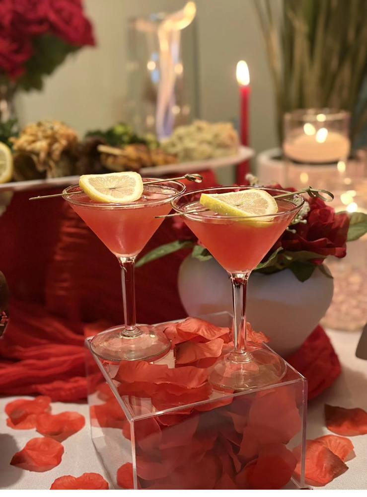 Flavor and Flair Catering A Toast to Love: Handcrafted cocktails prepared to celebrate life’s most cherished moments in an elegant and intimate setting.