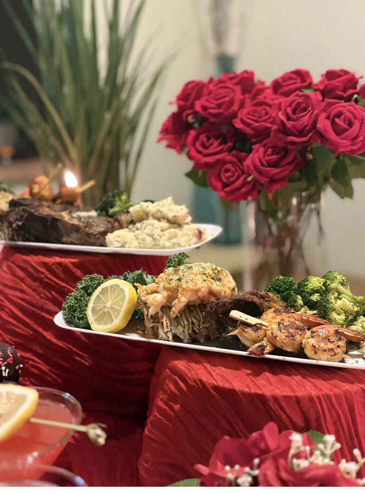 Flavor and Flair Catering An Evening to Remember: A beautifully curated private dining experience where exceptional cuisine, romance, and luxury come together.