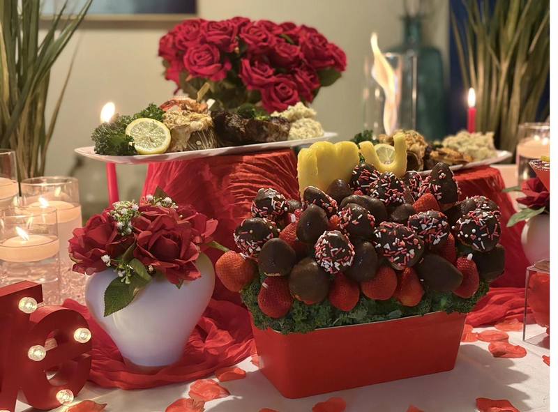Flavor and Flair Catering Sweet Indulgence: Chocolate-covered strawberries, gourmet treats, and luxurious presentation create a sweet ending—or beginning—to an unforgettable evening.